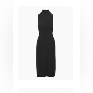 Aritzia Wilfred Elegant Black Sleeveless Dress